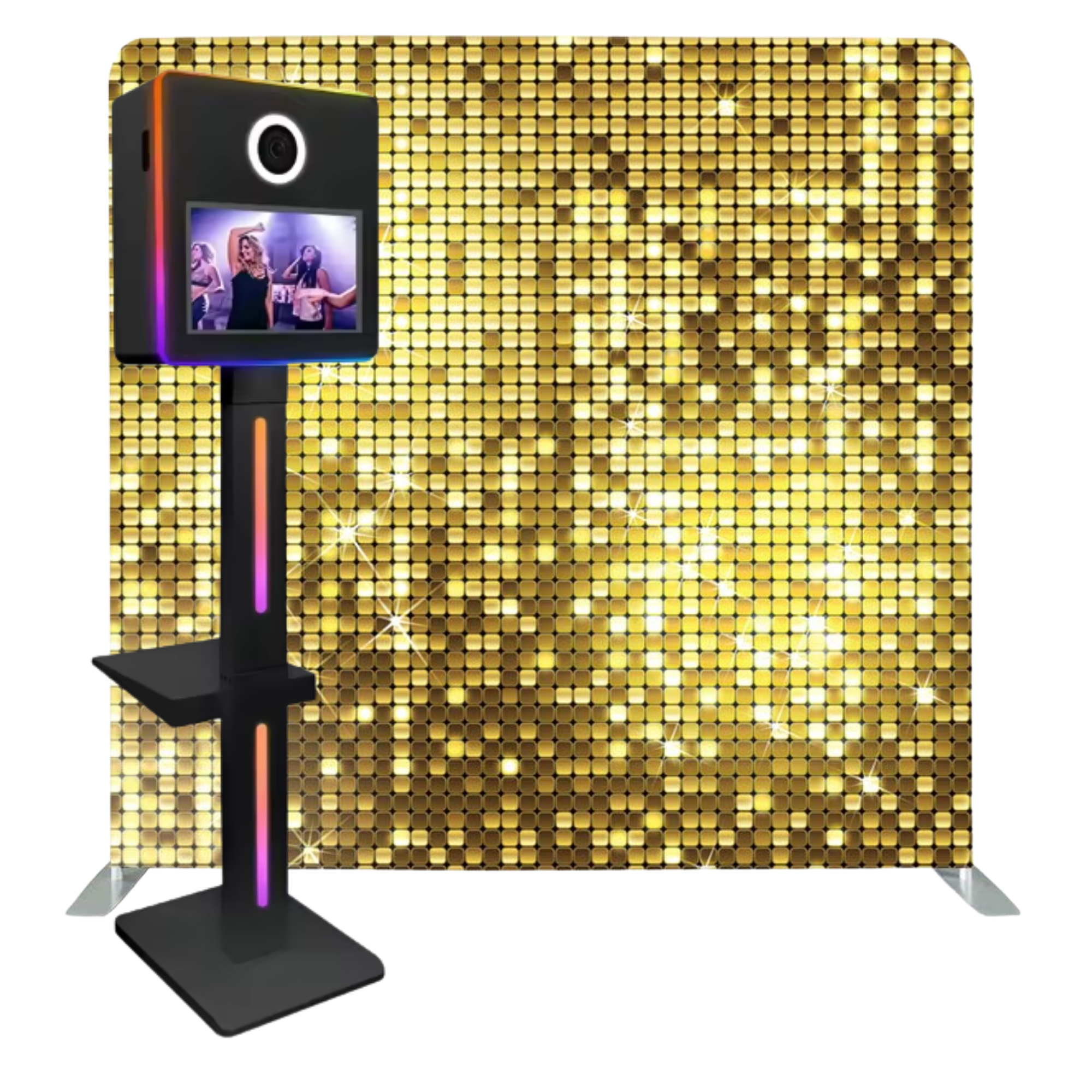 fotobox hintergrund gold